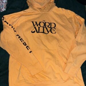 Orange The Word Alive Hoodie
